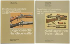 Konvolut von zwei Büchern, Bewaffnung und Ausrüstung Band 2+3