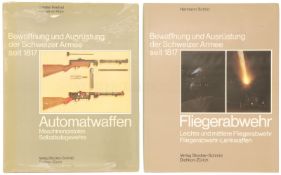 2 Bücher, Bewaffnung und Ausrüstung der Schweizer Armee seit 1817, Bd. 12 und 13