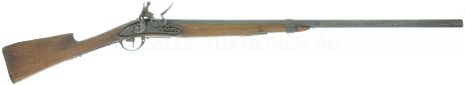 Steinschlossgewehr, russische Ord., gekürzt, Kal. 19mm