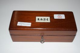 Royal Southampton Yacht Club boxed set of billiard balls with key