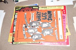 Collection of various advertising posters and ephemera for The Barry Lee Show and Brother Lees