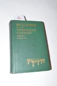 LEVI RISO: BILLIARDS IN THE 20TH CENTURY, ill, published Bury New Road, Manchester circa 1930