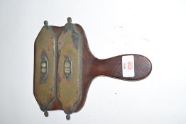 Burroughes & Watts Manufactured in France billiards scorer on hardwood back, marked 'Spot and Plain,