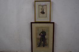 Mixed Lot: Vanity Fair French Republic coloured print dated 12th June 1879, after Harry Banks,