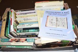 One box various books, billiards and snooker related to include Tackle Snooker John Pullman,