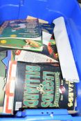 Large box assorted snooker and billiards ephemera, programmes, magazines, etc