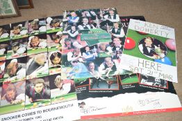 Contemporary snooker advertising board - Grand Prix snooker comes to Bournemouth, October 1996,