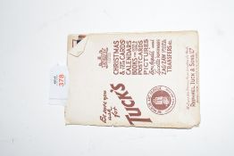 Small packet containing four Raphael Tucks novelty gramophone record postcards