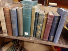 Approx 18 natural history related books including A Familiar History of Birds by Edward Stanley