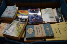 Large selection of small format novels to include Sam Bourne, The Righteous Man, Adventures of Ideas