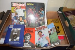 12 vintage football books to include The Diary of a Season, The Football Grounds of England Wales by