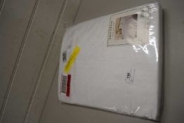 Satin duvet cover set, King, colour white