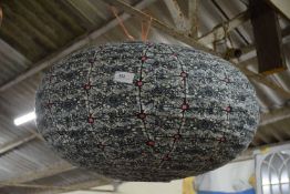 Fabric ceiling light shade