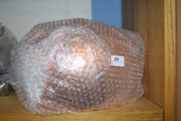 Steen metal cachepot, colour copper