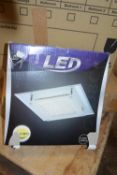 Flush mount LED light fitting