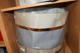 Lorenzo 45cm linen drum pendant shade