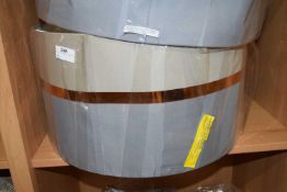 Lorenzo 45cm linen drum pendant shade