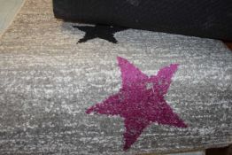 Rio Turkish made floor rug, grey, 60 x 100cm