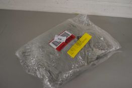 Mackey shaggy grey small floor rug