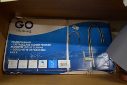 Booker Inox kitchen pull out single lever mixer tap