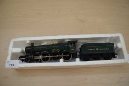 00 gauge locomotive 'Albert Hall' with GW tender (missing outer case, unbranded)