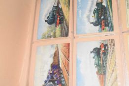 Album of various postcards, mainly railway