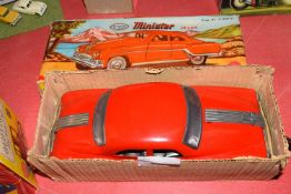 Boxed Minster de Luxe metal toy car