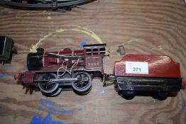 Hornby 0 gauge type 501 locomotive No 5600, together with a scratch built tender (2)