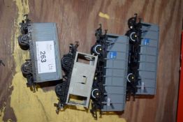 Mixed lot of four various Hornby and other wagons