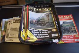 Box 'Steam Days' and 'Joint Line' magazines