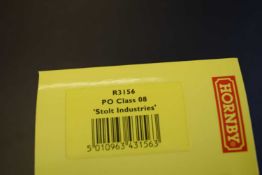 Hornby 00 gauge PO class 08 Stolt Industries wagon, boxed