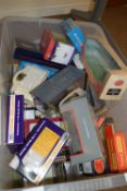 One box containing various empty boxes for Exclusive First Editions, Hornby Tri-ang, Corgi and