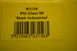Hornby 00 gauge PO class 08 Stolt Industries wagon, boxed