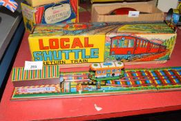 Indian metal local shuttle bus, 69cm long, with original box