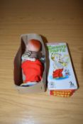 Boxed mechanical Smarty Pants clockwork toy, 14cm high
