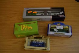 Mixed Lot: Corgi Original Omnibus Company Wright Bus Solar Fusion Nottingham City Transport together