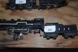 Tri-ang 00 gauge locomotive TR23335 and tender (a/f)