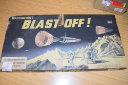 Boxed Waddingtons 'Blast Off' game