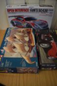 Mixed Lot of construction kits comprising Revell Pilgrim ship 'Mayflower', Revell 'MG TC' and Tamiya