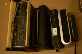 MIXED LOT: 5 RADIOS TO INCLUDE:TECSUN PL-606 (2016), SONY (1995), PYE NT2503/05, MATSUI R200 (