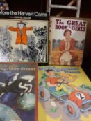 Box containing approx 25 children's books and annuals (180)