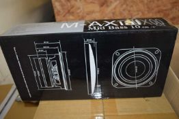 4 pairs of Kinetic M/AXIAL Mid Bass 10cm Speakers 10X00MK2