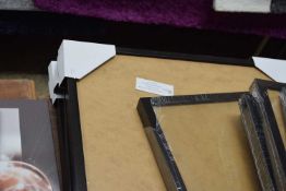 Three Webber picture frames, black, 48 x 64cm
