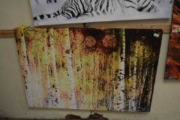 Aspen Graphic Art print on canvas, 112 x 76cm
