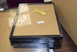 Four Webber picture frames, black 38 x 30cm