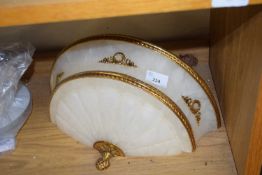 Crompton one-light flush wall mounted fitting