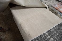 Beige floor rug, 80cm wide