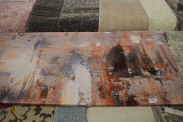 Graphic Art print on canvas, 50 x 120cm