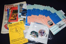 Various ephemera from the Helsinki European Championships 1994 to include vairous programmes 8th-