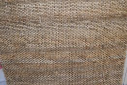 Abram hand braided brown rug
